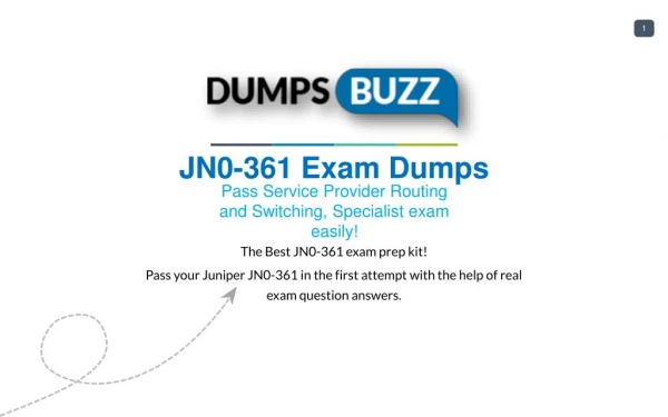JN0-361 VCE Dumps - Helps You to Pass Juniper JN0-361 Exam