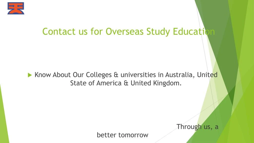 contact us for overseas study education