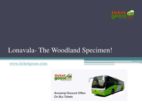 Lonavala- The Woodland Specimen!