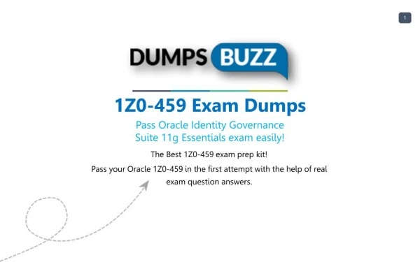 Purchase Latest 1Z0-459 exam sample questions VCE with PDF