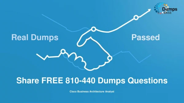 New Dumpsbase Cisco 810-440 Questions and Answers