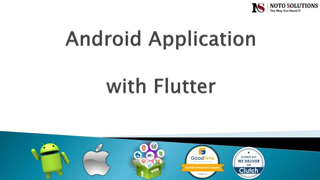 android application with flutter