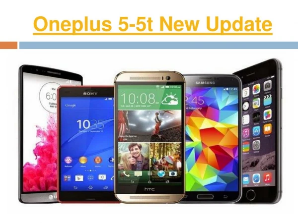 Oneplus mobile phone update