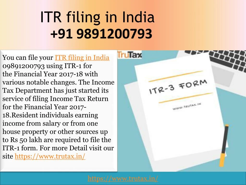 itr filing in india