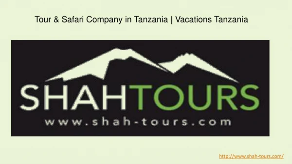 Looking for Tours and Travels Company in Tanzania