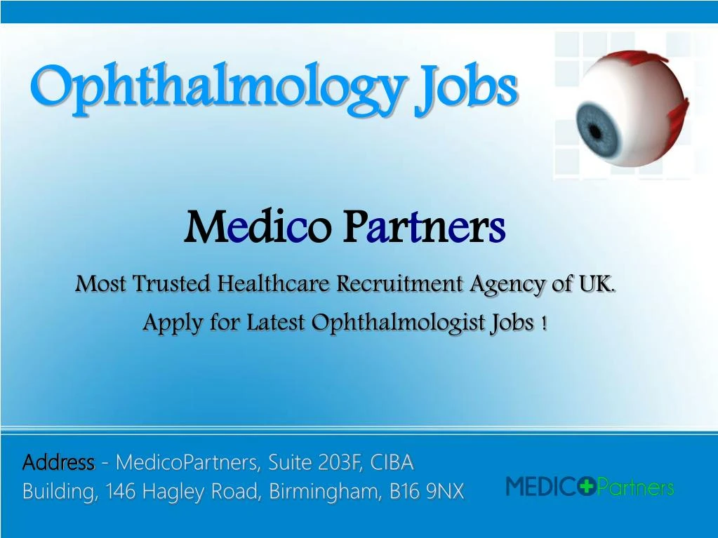 ophthalmology jobs