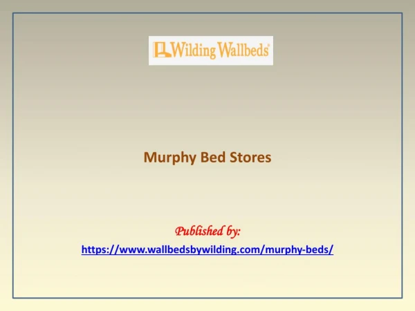 Murphy Bed Stores