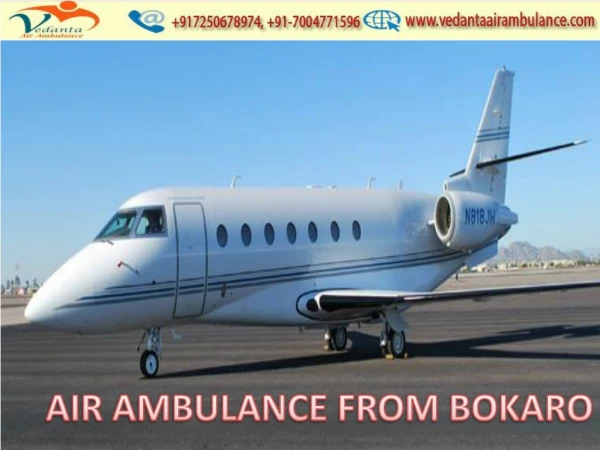 Take the Advantage of Vedanta Air Ambulance from Jabalpur at low cost