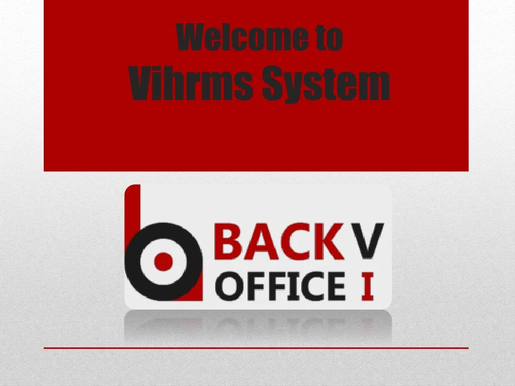 welcome to vihrms system