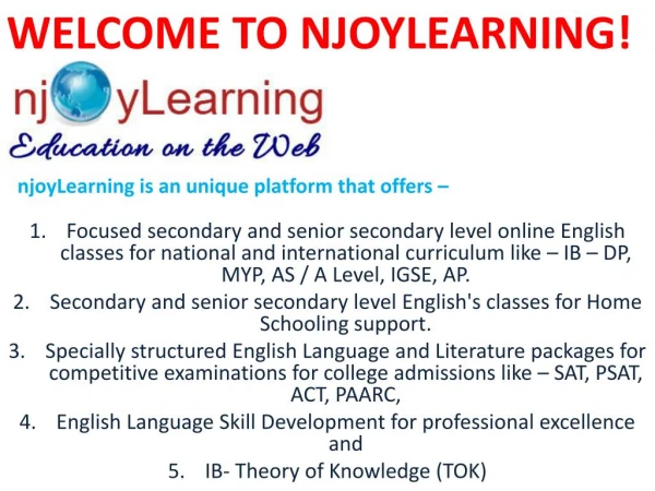 IB English Course Online