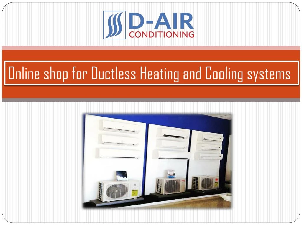 online shop for ductless heating and cooling