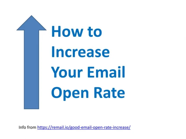 How to Increase Your Email Open Rate