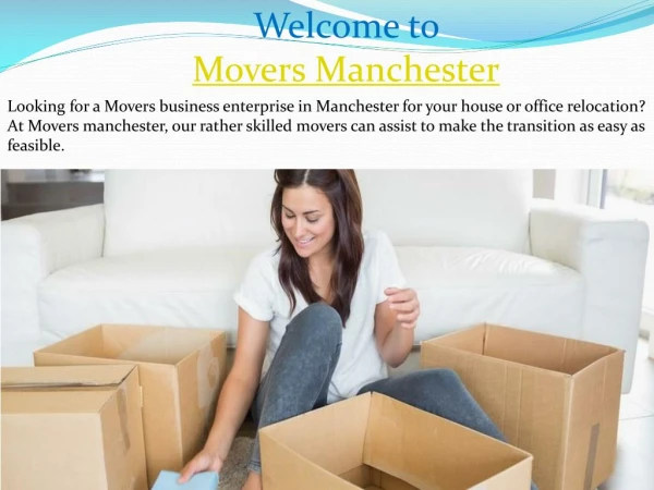 Moving Company Manchester