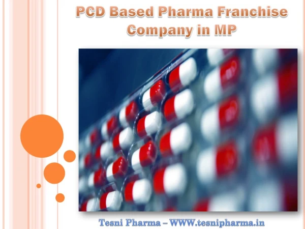 PCD Based Pharma Franchise Company in MP