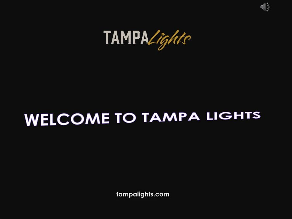 welcome to tampa lights