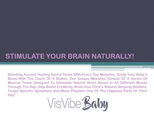 Baby Sleep Music |Brain Development Music App - VisVibe Baby