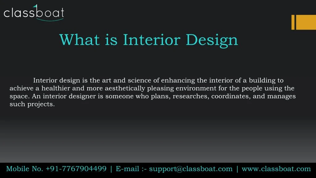 what is interior design