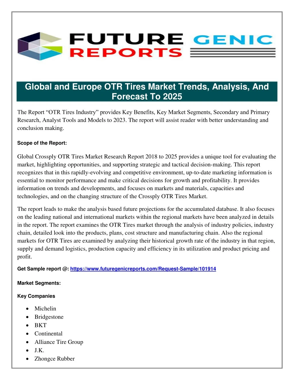 global and europe otr tires market trends