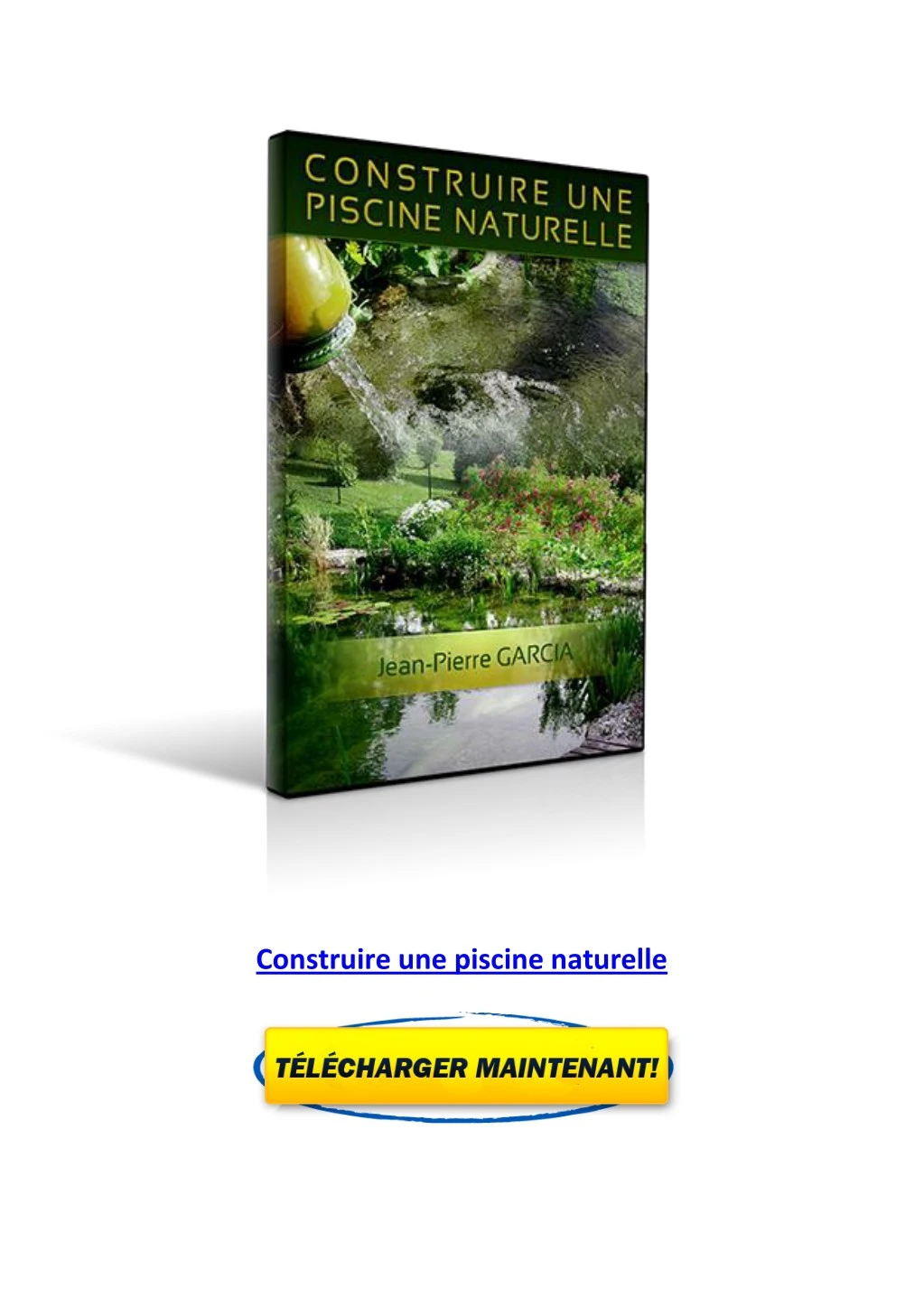 construire une piscine naturelle