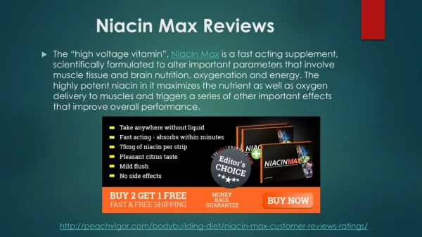 Niacin Max Supplement Where to Buy ?