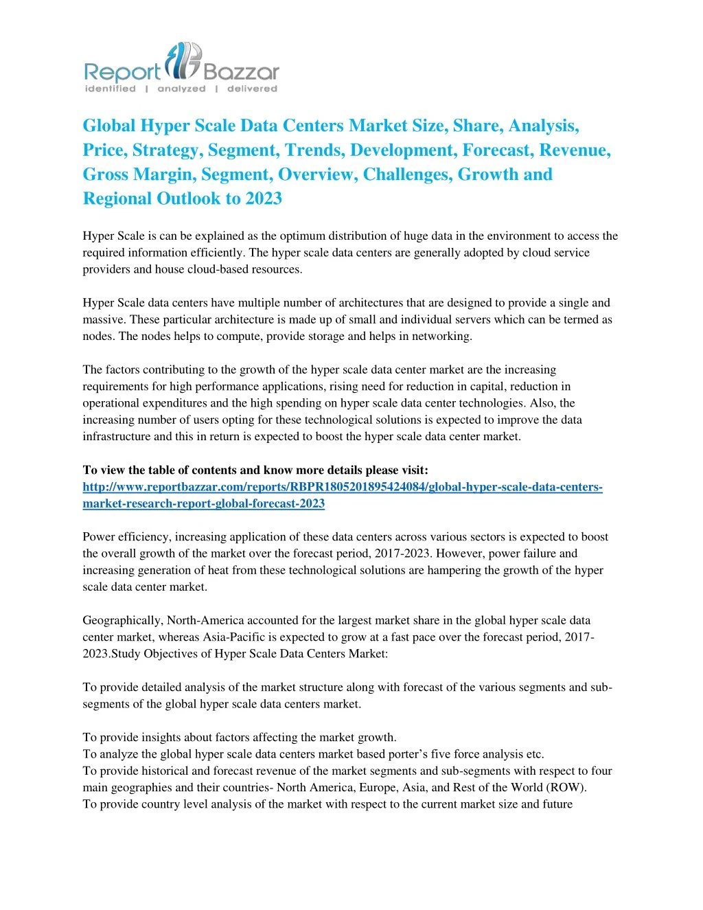 global hyper scale data centers market size share