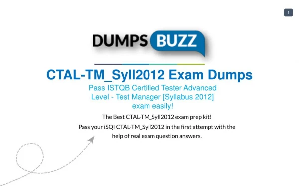 iSQI CTAL-TM_Syll2012 Dumps Download CTAL-TM_Syll2012 practice exam questions for Successfully Studying