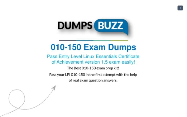 New 010-150 VCE exam questions with Free Updates