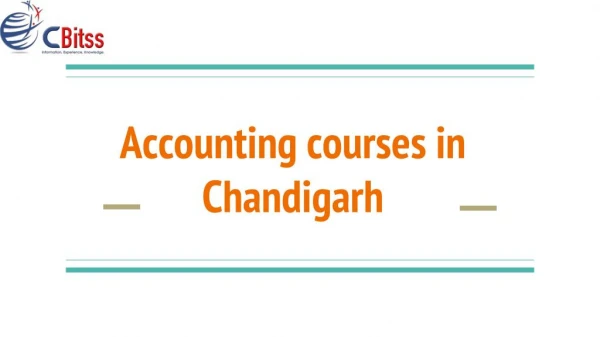 Accounting Courses in Chandigarh