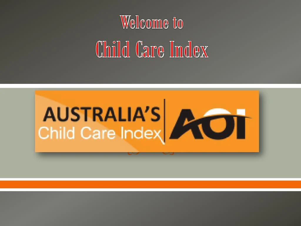 welcome to child care index