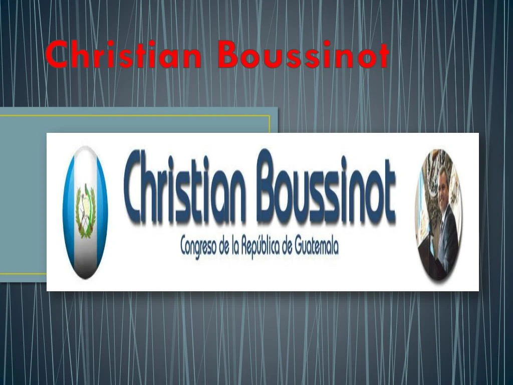 christian boussinot