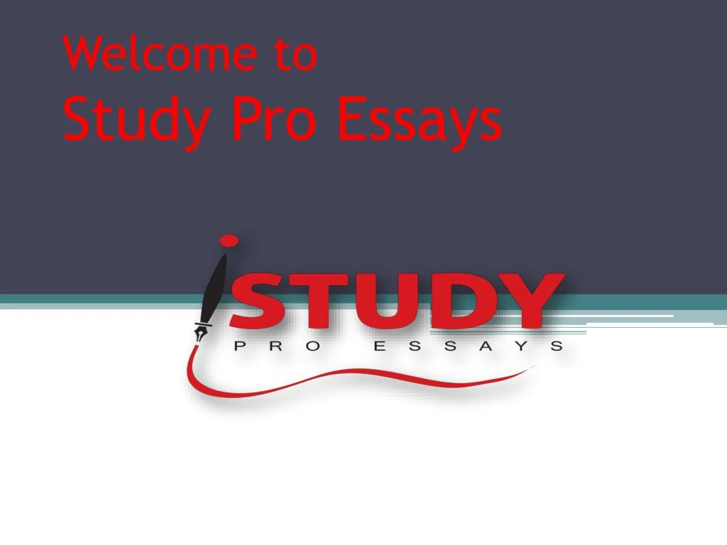 welcome to study pro essays