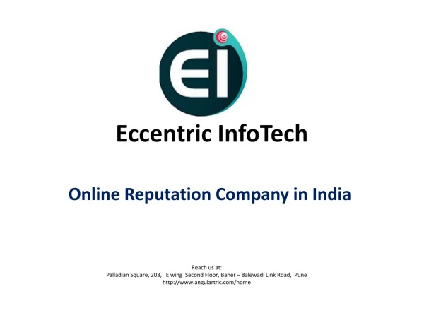 Online Reputation Management Services, Company in India - Eccentric Infotech