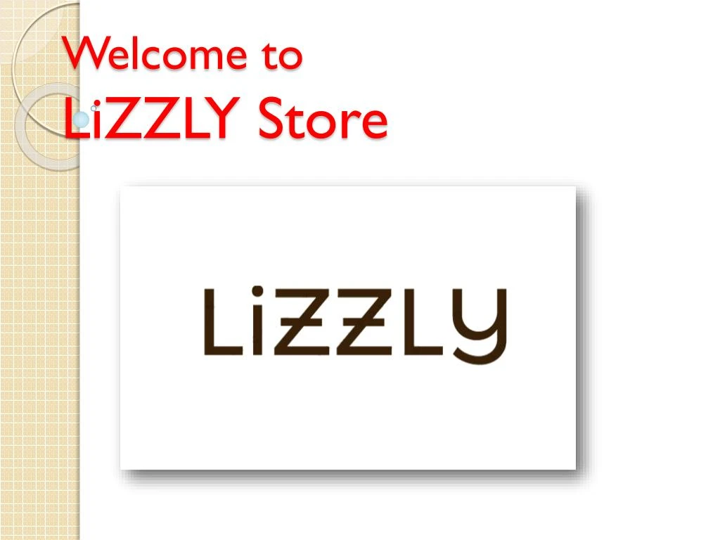 welcome to lizzly store