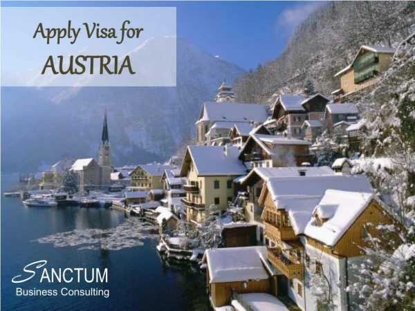 Austria Tourist Visa | Requirements | Places to visit - Sanctum Consulting