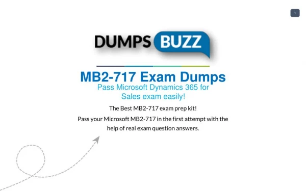 Prompt Purchase MB2-717 PDF VCE Exam Dumps