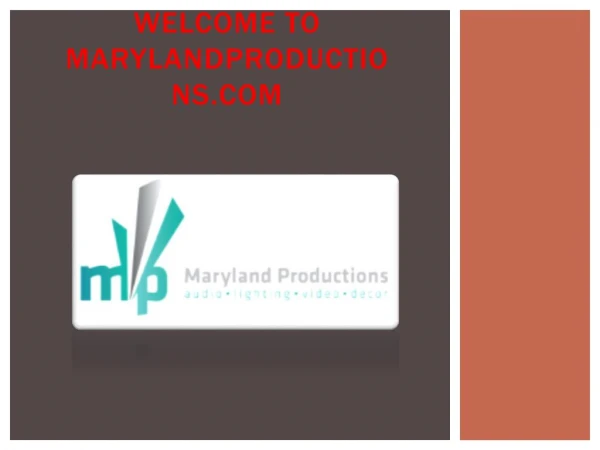 Event Production Companies DMV | Baltimore Event Solutions