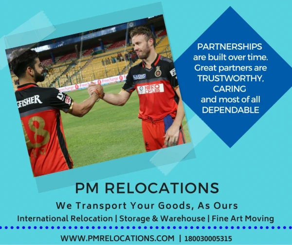 PM Relocations- Your One Stop Moving Partner