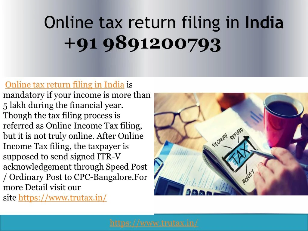 online tax return filing in india