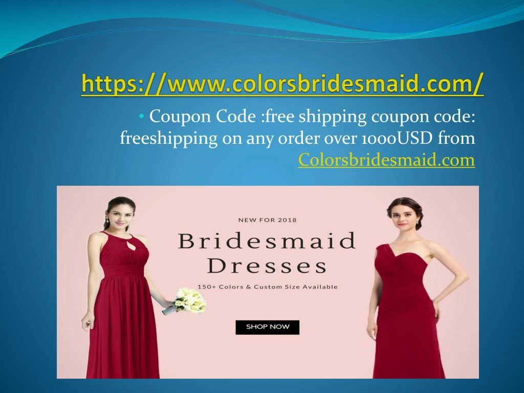 https www colorsbridesmaid com