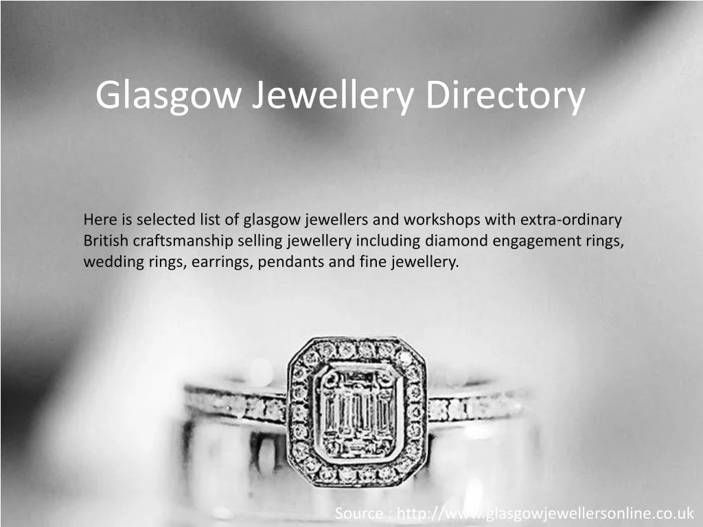 glasgow jewellery directory