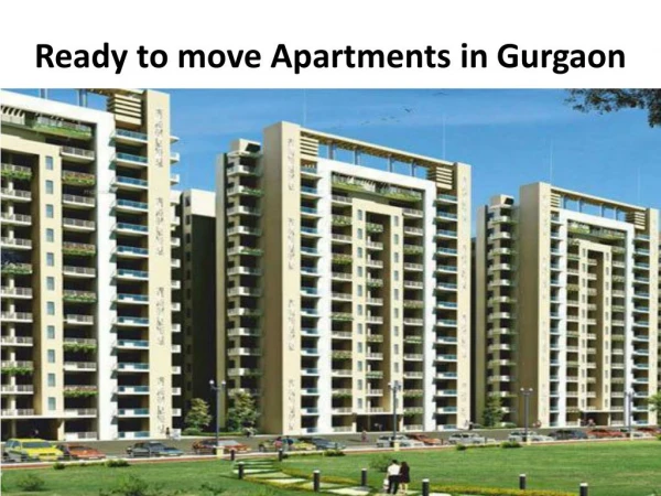 Residential Projects in Gurgaon