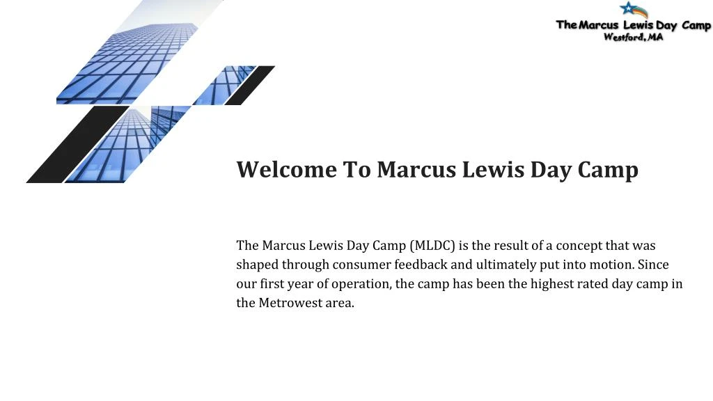 welcome to marcus lewis day camp