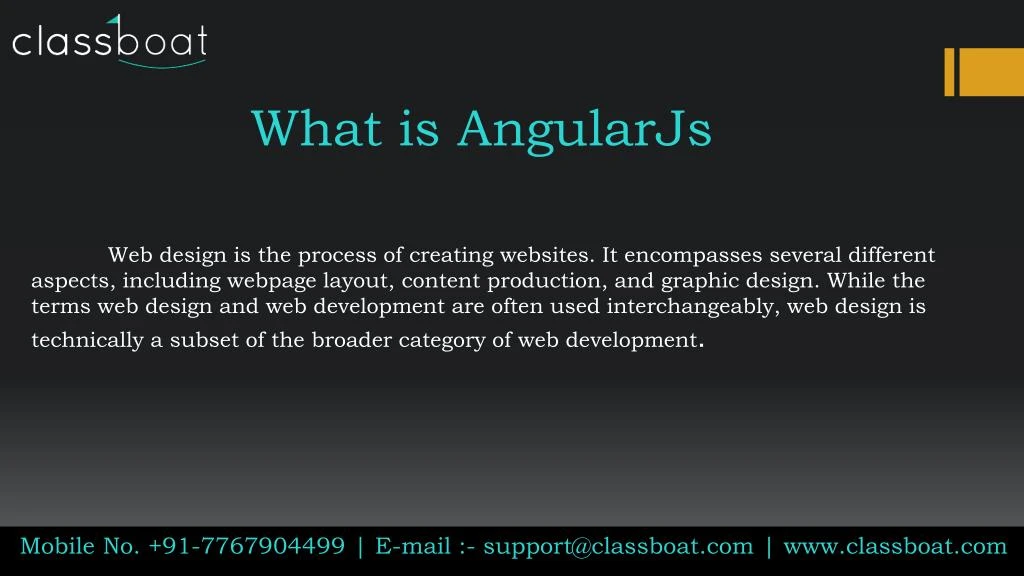 what is angularjs