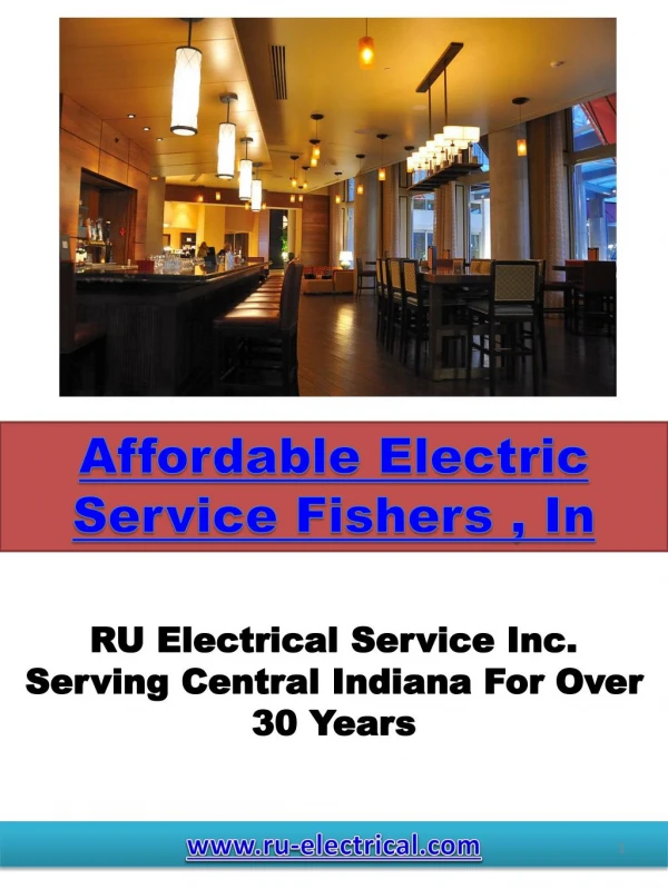 Affordable Electric Service Fishers , In