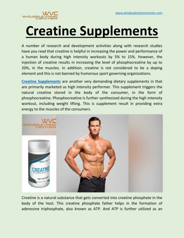 Creatine Supplements