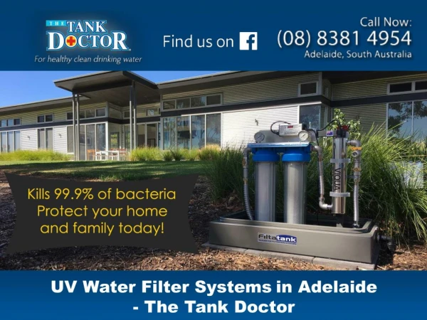 UV Water Filter Systems in Adelaide - The Tank Doctor