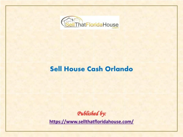 Sell House Cash Orlando