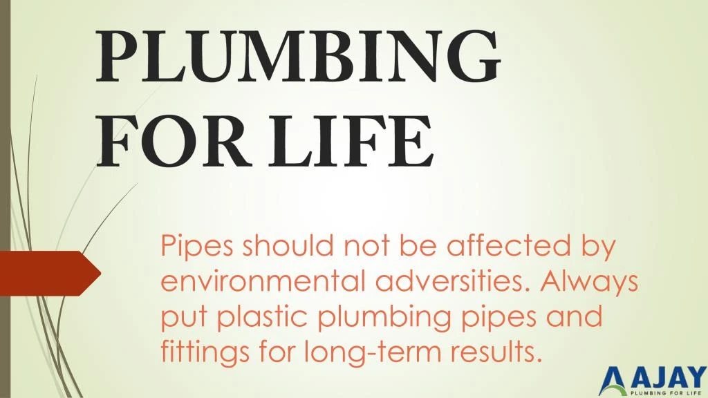 plumbing for life