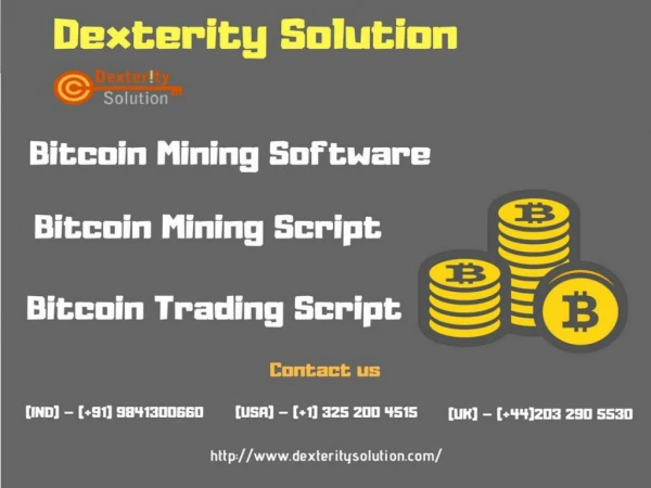 Bitcoin Mining Software | Bitcoin Mining Script - Bitcoin Trading Script