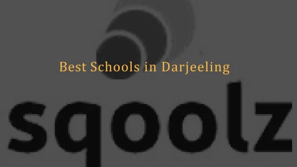 best schools in darjeeling